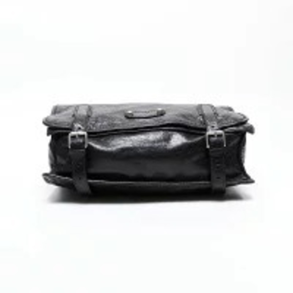 Balenciaga Leather Motocross Shoulder Bag Black - Picture 7 of 12
